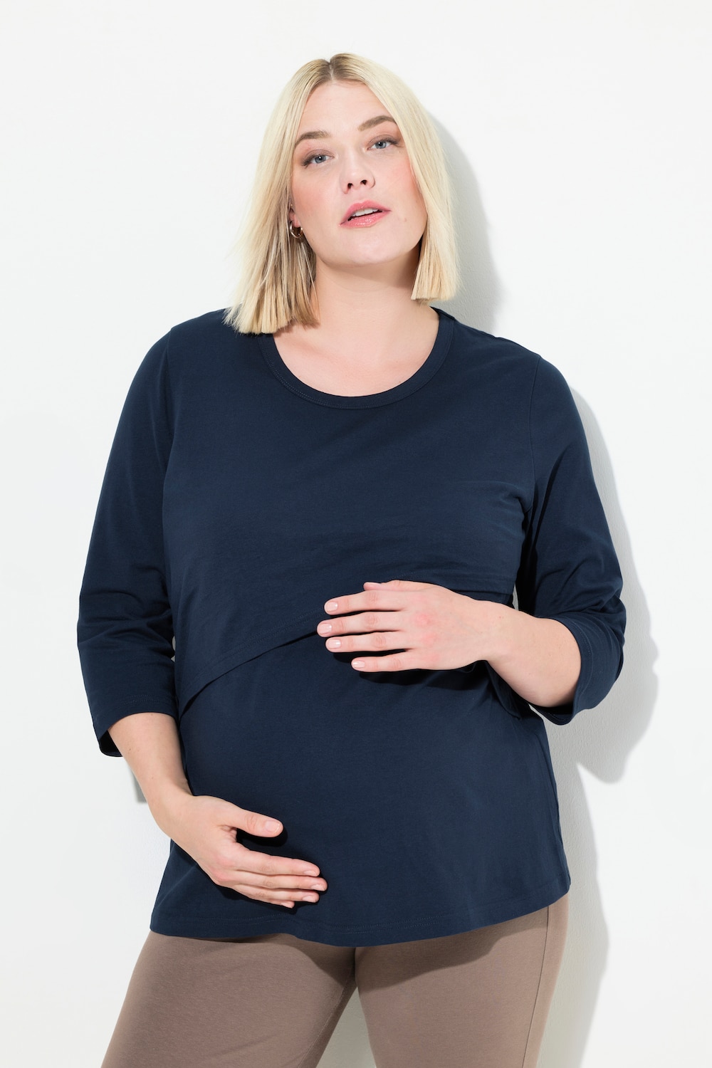 Große Größen Bellieva-T-Shirt, Damen, blau, Größe: 42/44, Baumwolle, Ulla Popken Große Größen Bellieva-T-Shirt, Damen, blau, Größe: 42/44, Baumwolle, Ulla Popken von Bellieva