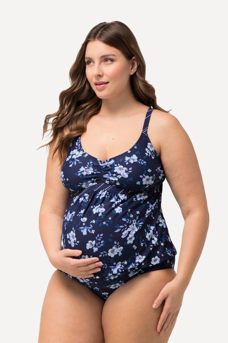 Große Größen Bellieva-Tankini, Damen, blau, Größe: 60, Synthetische Fasern/Elasthan, Ulla Popken von Bellieva