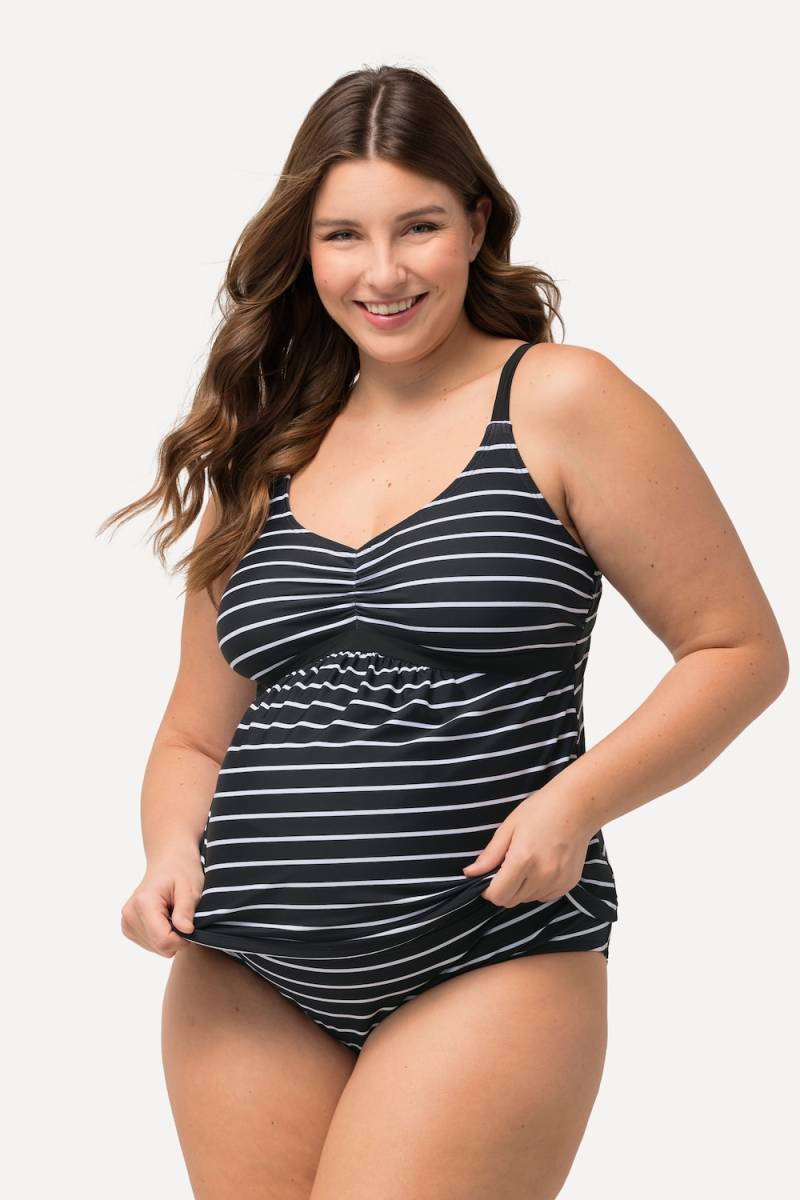 Große Größen Bellieva-Tankini, Damen, schwarz, Größe: 58, Synthetische Fasern/Elasthan, Ulla Popken von Bellieva