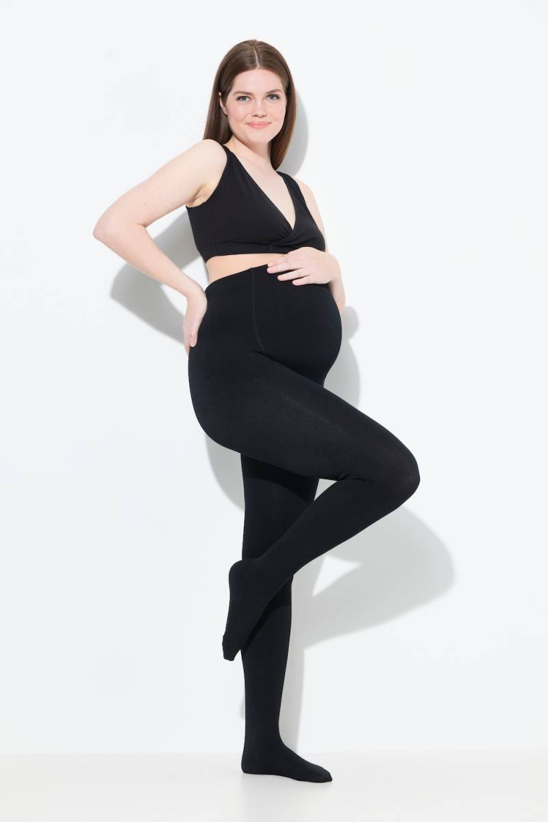 Große Größen Bellieva Thermo-Strumpfhose, Damen, schwarz, Größe: 42/44, Polyester, Ulla Popken von Bellieva