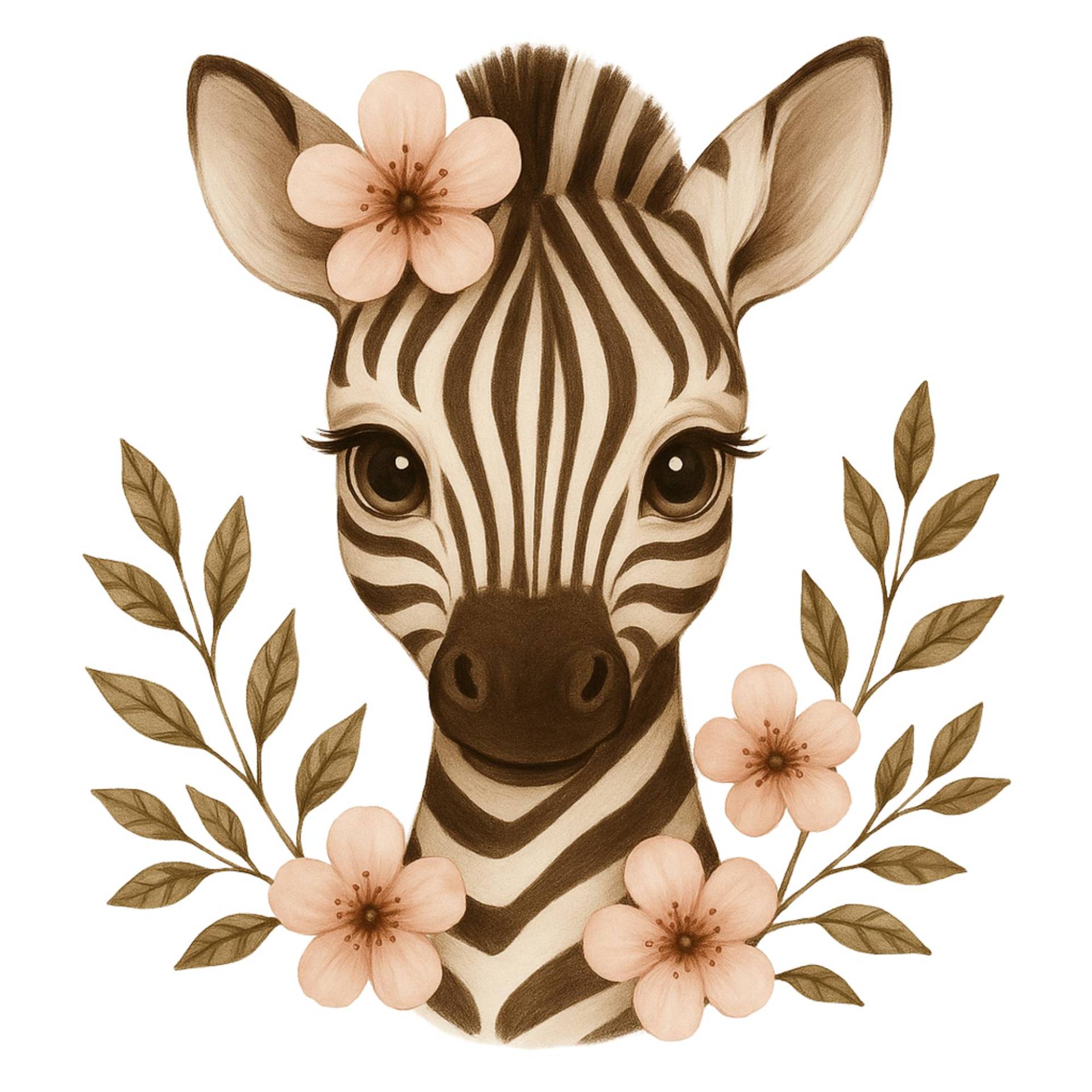Bügelbild Zebra Bügelbild Zebra von Belliperri