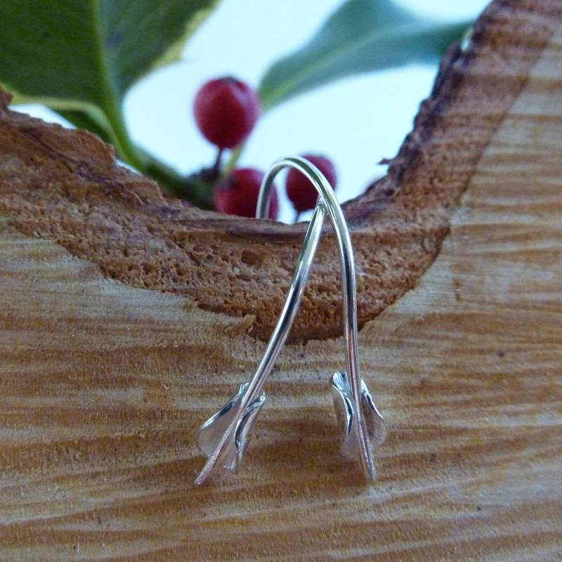 Calla Lilien Blüten Ohrhänger Handgemacht, Aus 925Er Silber von Bellisful