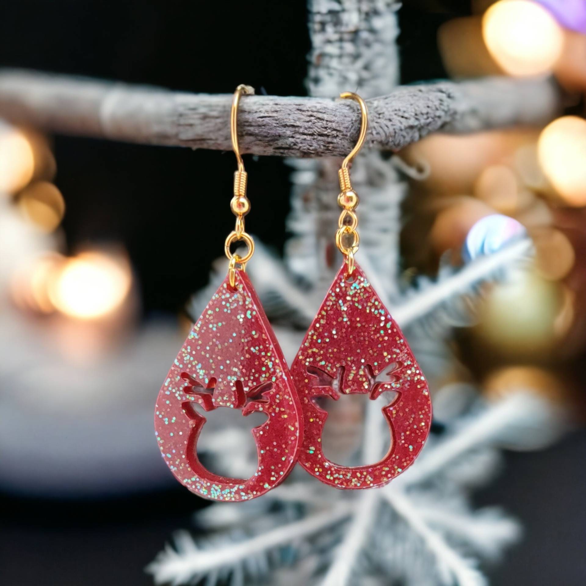 Ohrringe Aus Epoxidharz Mit Weihnachtsmotiv "Rentier" #1620765205 Ohrringe Aus Epoxidharz Mit Weihnachtsmotiv "Rentier" #1620765205 von Bellisiwa