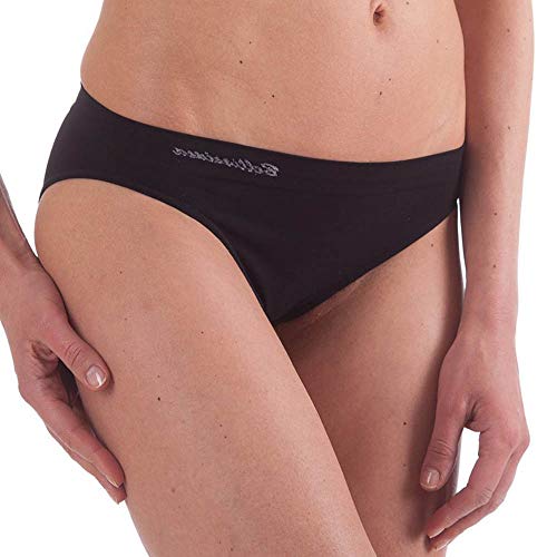 BELLISSIMA (6 Stück Slip mit niedriger Taille aus Mikrofaser, Schwarz , M von Bellissima