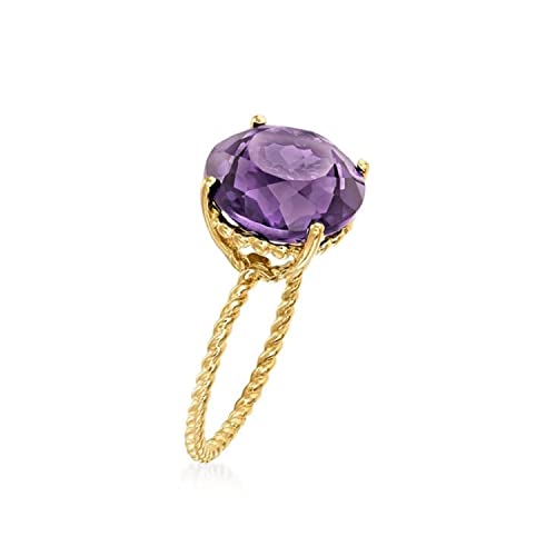 Bellitia Jewelry Damen 925 Silber 18K Vergoldet Eheringe Promise Verlobung Solitär Ring, Synthetisch Grüner Peridot/Lila Amethyst/Rosa Turmalin/Blau Topas Ringe für Frauen Mädchens, AAAAA Zirkonia von Bellitia Jewelry