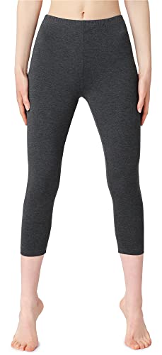 Bellivalini Damen 3/4 Leggings BLV50-199 (Dunkelmelange, M) von Bellivalini