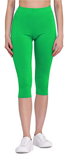 Bellivalini Damen 3/4 Leggings aus Viskose BLV50-148 (Grün, M) von Bellivalini