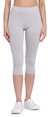 Bellivalini Damen 3/4 Leggings aus Viskose BLV50-148 (Melange, L) von Bellivalini