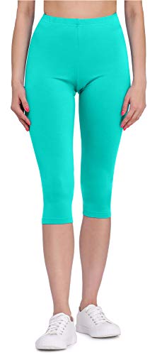 Bellivalini Damen 3/4 Leggings aus Viskose BLV50-148 (Minze, M) von Bellivalini