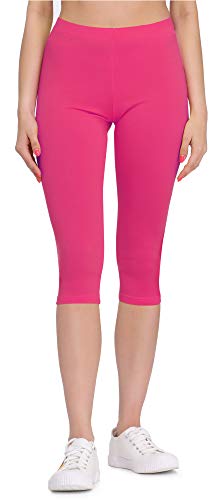 Bellivalini Damen 3/4 Leggings aus Viskose BLV50-148 (Rosa, M) von Bellivalini