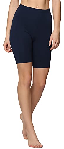 Bellivalini Damen Kurze Leggings aus Baumwolle BLV50-157 (Marineblau, L) von Bellivalini