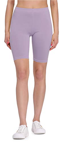 Bellivalini Damen Kurze Leggings aus Viskose BLV50-149 (Hellviolett, 4XL) von Bellivalini