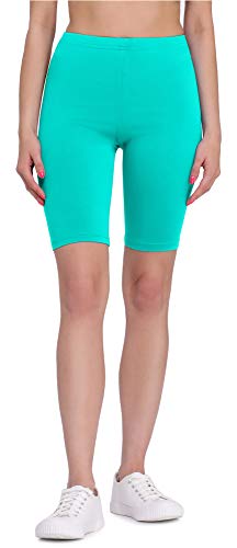 Bellivalini Damen Kurze Leggings aus Viskose BLV50-149 (Minze, 4XL) von Bellivalini