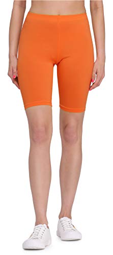 Bellivalini Damen Kurze Leggings aus Viskose BLV50-149 (Orange, L) von Bellivalini