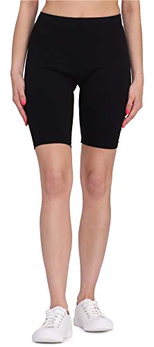 Bellivalini Damen Kurze Leggings aus Viskose BLV50-149 (Schwarz, 3XL) von Bellivalini