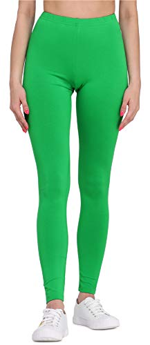 Bellivalini Damen Lange Leggings aus Viskose BLV50-147 (Grün, L) von Bellivalini