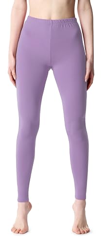 Bellivalini Damen Lange Leggings aus Viskose BLV50-203 (Hellviolett, XS) von Bellivalini