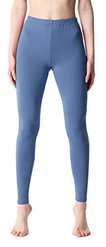 Bellivalini Damen Lange Leggings aus Viskose BLV50-203 (Jeans, L) von Bellivalini