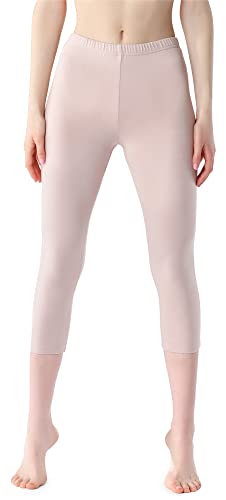 Bellivalini Damen Leggings 3/4 aus Viskose BLV50-204 (Puderrosa, S) von Bellivalini