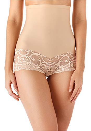 Bellivalini Damen Slip Miederslip figurformend Bauch Weg Effekt Shapewear BLV50-103 (Beige, M) von Bellivalini