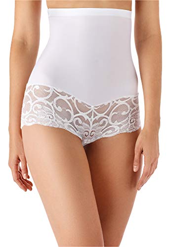 Bellivalini Damen Slip Miederslip figurformend Bauch Weg Effekt Shapewear BLV50-103 (Weiß, L) von Bellivalini