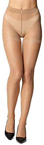 Bellivalini Damen Strumpfhose 20 DEN BLV-1110 (Daino, XL) von Bellivalini