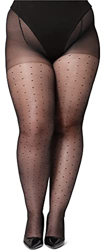 Bellivalini Damen Strumpfhose 20 DEN BLV-1128 (Schwarz, 3XL) von Bellivalini