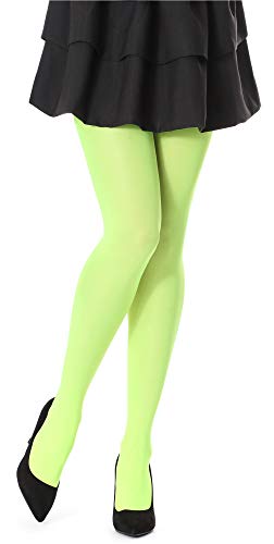 Bellivalini Damen Strumpfhose Mikrofaser 60 DEN BLVFI1002 (Neon Gelb, XXL (Herstellergröße: 6)) von Bellivalini