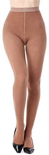 Bellivalini Damen Strumpfhose aus Baumwolle BLV-1114 (Beige, M) von Bellivalini