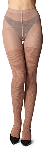 Bellivalini Damen Strumpfhose aus Baumwolle BLV-1115 (Beige, M) von Bellivalini