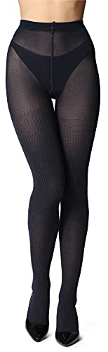 Bellivalini Damen Strumpfhose aus Baumwolle BLV-1115 (Dunkelblau, XL) von Bellivalini