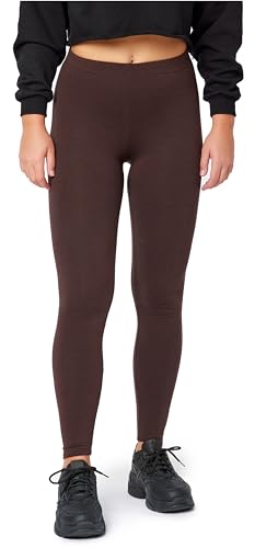 Bellivalini Damen Thermo Leggings Gefüttert für Winter Warme Apre Ski BLV50-320 (Braun, 3XL) von Bellivalini