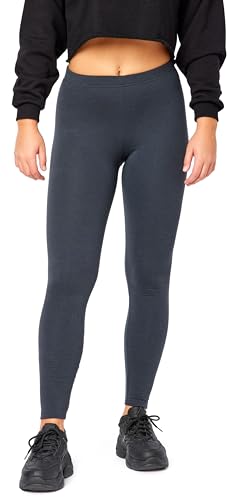 Bellivalini Damen Thermo Leggings Gefüttert für Winter Warme Apre Ski BLV50-320 (Graphite, L) von Bellivalini