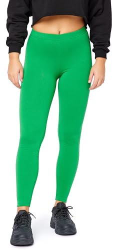 Bellivalini Damen Thermo Leggings Gefüttert für Winter Warme Apre Ski BLV50-320 (Grün, 3XL) von Bellivalini