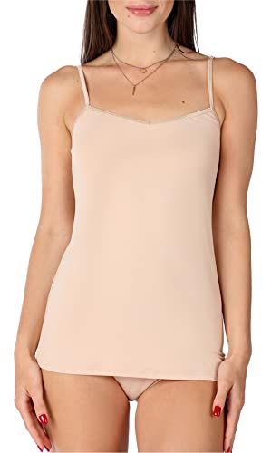 Bellivalini Damen Unterhemd aus Viskose BLV50-218 (Nude, 3XL) von Bellivalini