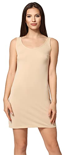 Bellivalini Damen Unterkleid ME6198 (Beige, M) von Bellivalini