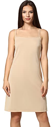 Bellivalini Damen Unterkleid ME6277 (Beige, S) von Bellivalini