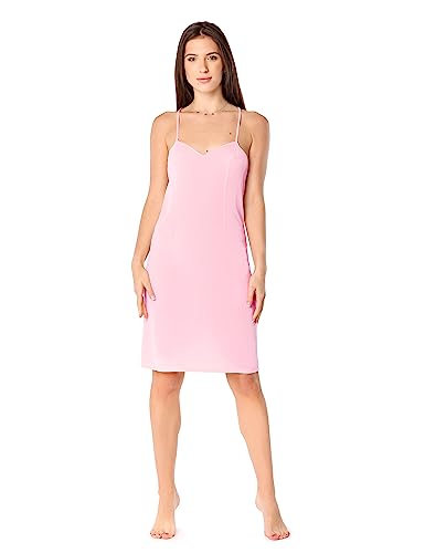 Bellivalini Damen Unterkleid V-Ausschnitt Petticoat BLV50-272 (Rosa, XL) von Bellivalini