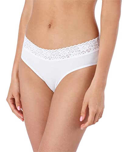 Bellivalini Damen Pantys Baumwolle Spitzenunterwäsche für Frauen BLV50-191 (Weiß, XL) von Bellivalini