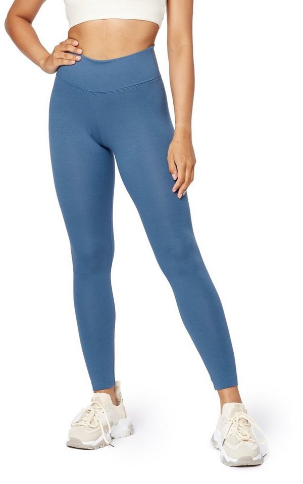 Bellivalini Highwaist Leggings Damen Lange Leggings High Waist Comfort aus Viskose für Yoga BLV50-289 (1-tlg) elastischer Bund von Bellivalini