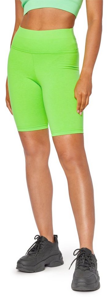 Bellivalini Highwaist Leggings Damen Neon Shorts Kurze Radlerhose Jogginghose 80er Jahre BLV50-299 (1-tlg) High Waist, nahtlos, Ideal für Sport Party Gym von Bellivalini