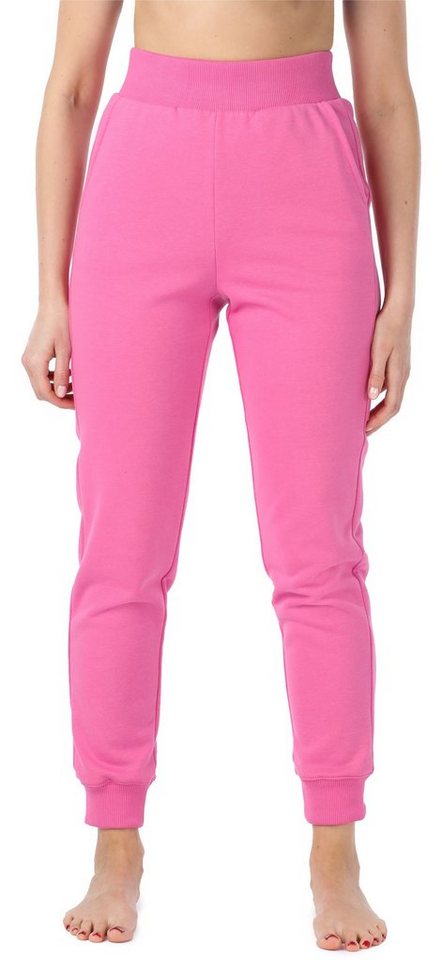 Bellivalini Jogginghose Sporthose Damen aus Baumwolle Jogginghose lang hohe Taille BLV50-209 (1-tlg) elastischer Bund von Bellivalini