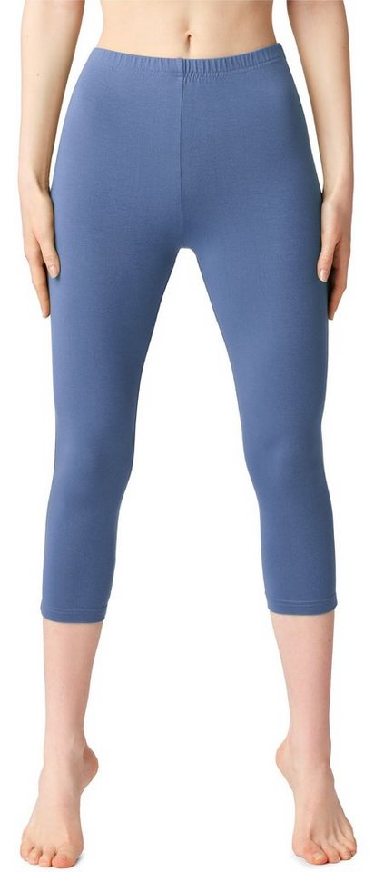 Bellivalini Leggings Damen 3/4 Capri Leggings aus Baumwolle BLV50-199 (1-tlg) elastischer Bund von Bellivalini