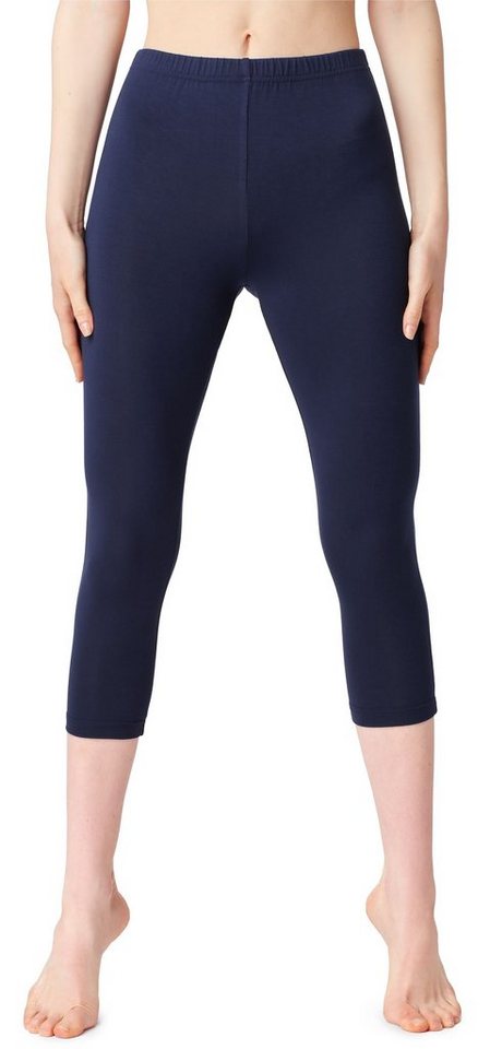 Bellivalini Leggings Damen 3/4 Capri Leggings aus Baumwolle BLV50-199 (1-tlg) elastischer Bund von Bellivalini