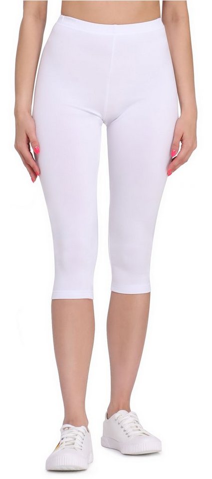 Bellivalini Leggings Damen 3/4 Capri Leggings aus Viskose BLV50-148 (1-tlg) elastischer Bund von Bellivalini