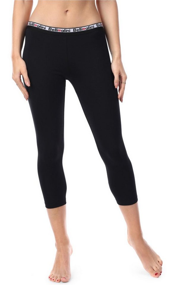 Bellivalini Leggings Damen 3/4 Capri Leggings BLV50-178 (1-tlg) elastischer Bund von Bellivalini