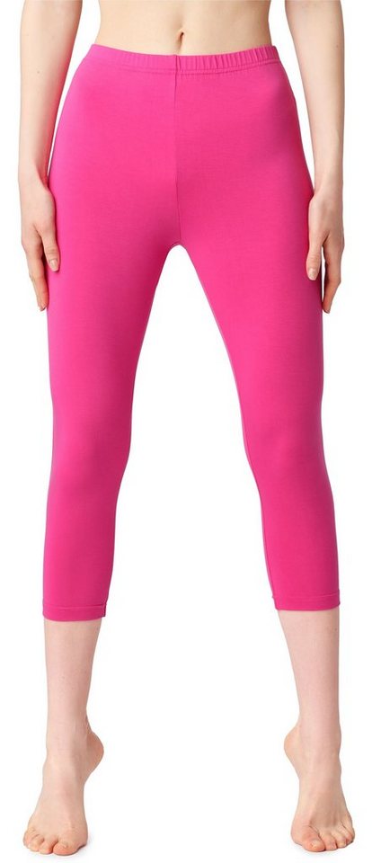 Bellivalini Leggings Damen 3/4 Capri Leggings aus Baumwolle BLV50-199 (1-tlg) elastischer Bund von Bellivalini