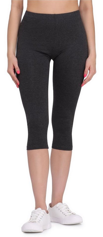 Bellivalini Leggings Damen 3/4 Capri Leggings aus Viskose BLV50-148 (1-tlg) elastischer Bund von Bellivalini