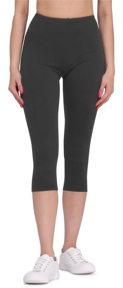 Bellivalini Leggings Damen 3/4 Capri Leggings aus Viskose BLV50-148 (1-tlg) elastischer Bund von Bellivalini