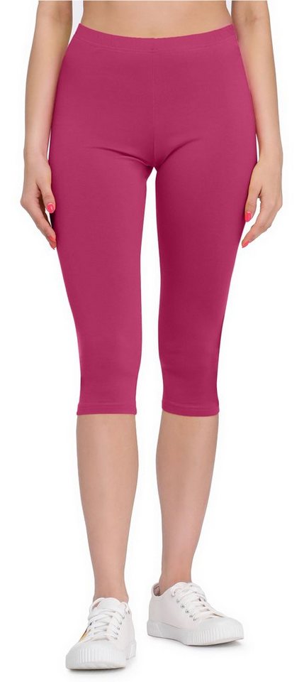 Bellivalini Leggings Damen 3/4 Capri Leggings aus Viskose BLV50-148 (1-tlg) elastischer Bund von Bellivalini